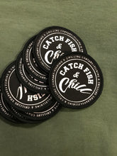CATCH FISH & CHILL STAMP PATCH