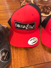 CATCH FISH & CHILL RED & BLACK BOX LOGO HAT
