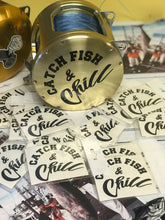 BOGO SPECIAL CATCH FISH & CHILL LOGO TRANSFER STICKERS