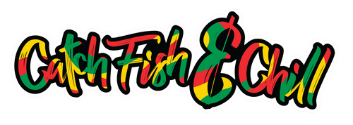CATCH FISH & CHILL RASTA STICKER