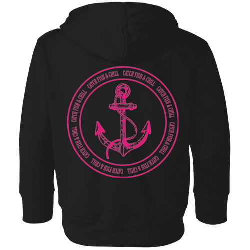 CATCH FISH & CHILLING ANCHOR TODDLER HOODIE