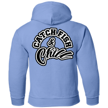 CATCH FISH & CHILL Youth Pullover Hoodie 8 oz.