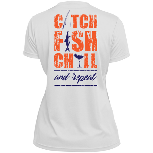 CATCH FISH CHILL-Tek & REPEAT Margarita Ladies V