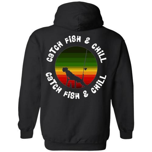 CATCH FISH & CHILL FISH RASTA HOODIE