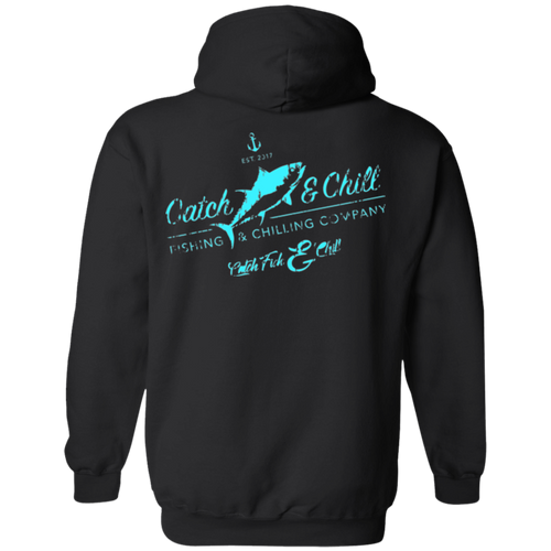 CATCH FISH & CHILL WOMENS VINTAGE TUNA HOODIE