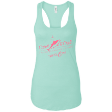 CATCH FISH & CHILL VINTAGE TUNA PINK LADIES RACERBACK TANK