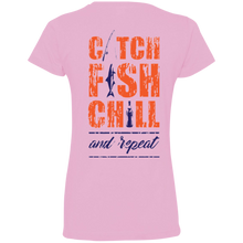 CATCH FISH CHILL & REPEAT Jersey Tee