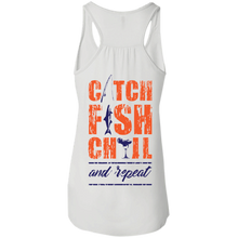 CATCH FISH CHILL & REPEAT RACER TANK