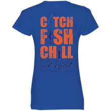 CATCH FISH CHILL & REPEAT Jersey Tee