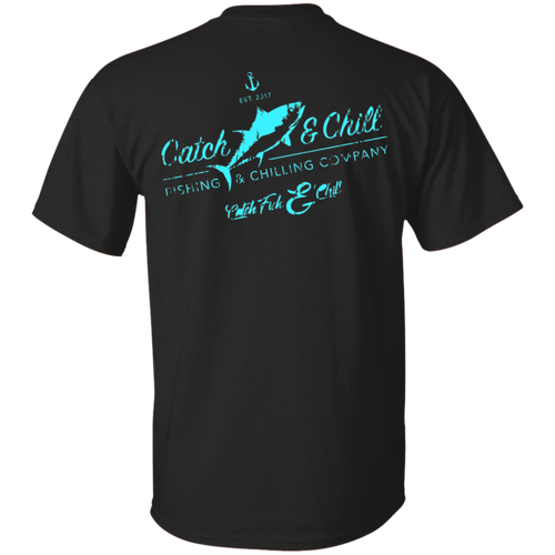 CATCH FISH & CHILL VT WATERMEN TEE