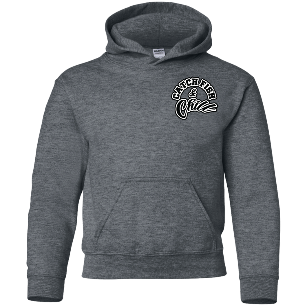 CATCH FISH & CHILL Youth Pullover Hoodie 8 oz.