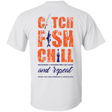 CATCH FISH & CHILL & REPEAT WATERMEN TEE