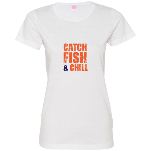 CATCH FISH CHILL & REPEAT Jersey Tee