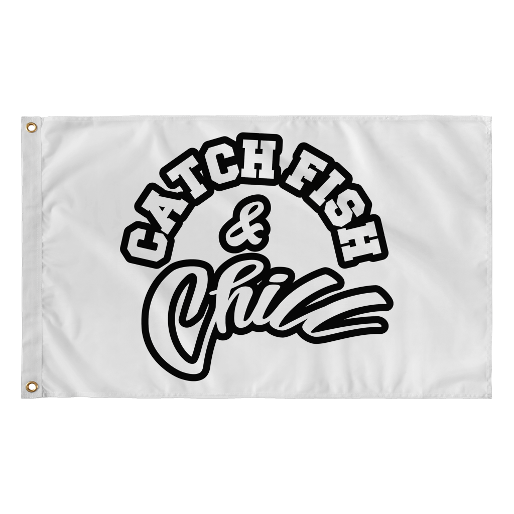 CATCH FISH & CHILL FLAG