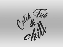 CATCH FISH & CHILL G TRANSFER STICKER