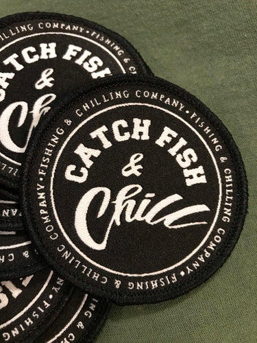 CATCH FISH & CHILL STAMP PATCH