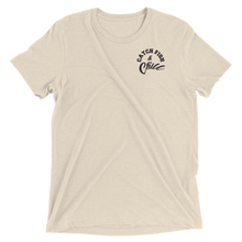 CATCH FISH & CHILL® BLACK LOGO TRI-BLEND TEE
