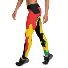 CF&C LADIES RASTA CAMO LEGGINGS