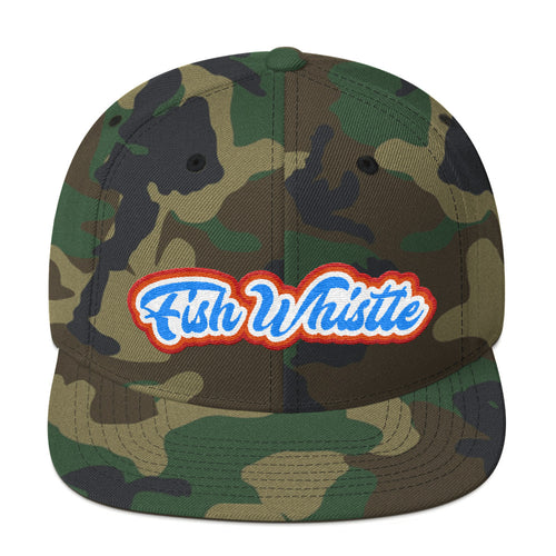 CATCH FISH & CHILL FISH WHISTLE FLAT BILL SNAP BACK