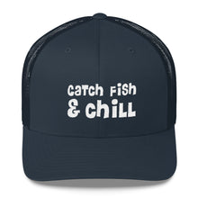 CATCH FISH & CHILL RASTA TRUCKER HAT