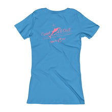 CATCH FISH & CHILL WOMEN'S VINTAGE V TEE