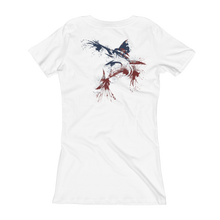 CATCH FISH & CHILL WOMEN'S USA MARLIN V TEE