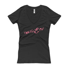 CATCH FISH & CHILL WOMEN'S VINTAGE V TEE