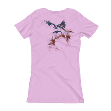 CATCH FISH & CHILL WOMEN'S USA MARLIN V TEE