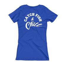 CATCH FISH & CHILL WOMENS V TEE