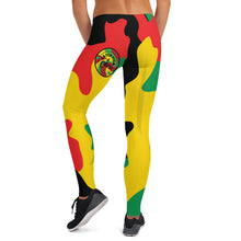 CF&C LADIES RASTA CAMO LEGGINGS