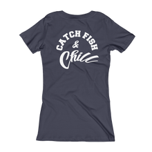 CATCH FISH & CHILL WOMENS V TEE