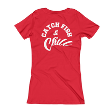 CATCH FISH & CHILL WOMENS V TEE