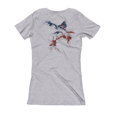 CATCH FISH & CHILL WOMEN'S USA MARLIN V TEE