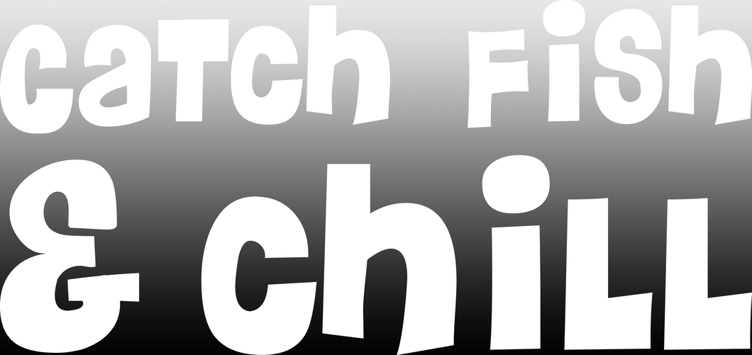CATCH FISH & CHILL RASTA TRANSFER STICKER