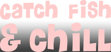 CATCH FISH & CHILL RASTA TRANSFER STICKER