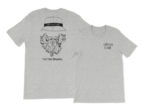 CATCH FISH & CHILL TIS THE SEASON CHILL TEE