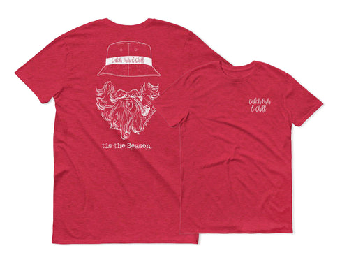 CATCH FISH & CHILL SANTA CHILL TEE